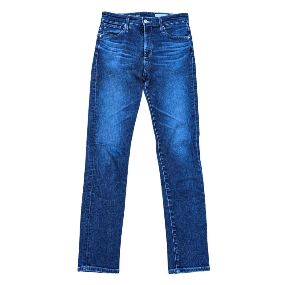 AG Goldschmied Jeans Size 26R High Rise Stevie Ankle Slim Straight Stretch Denim